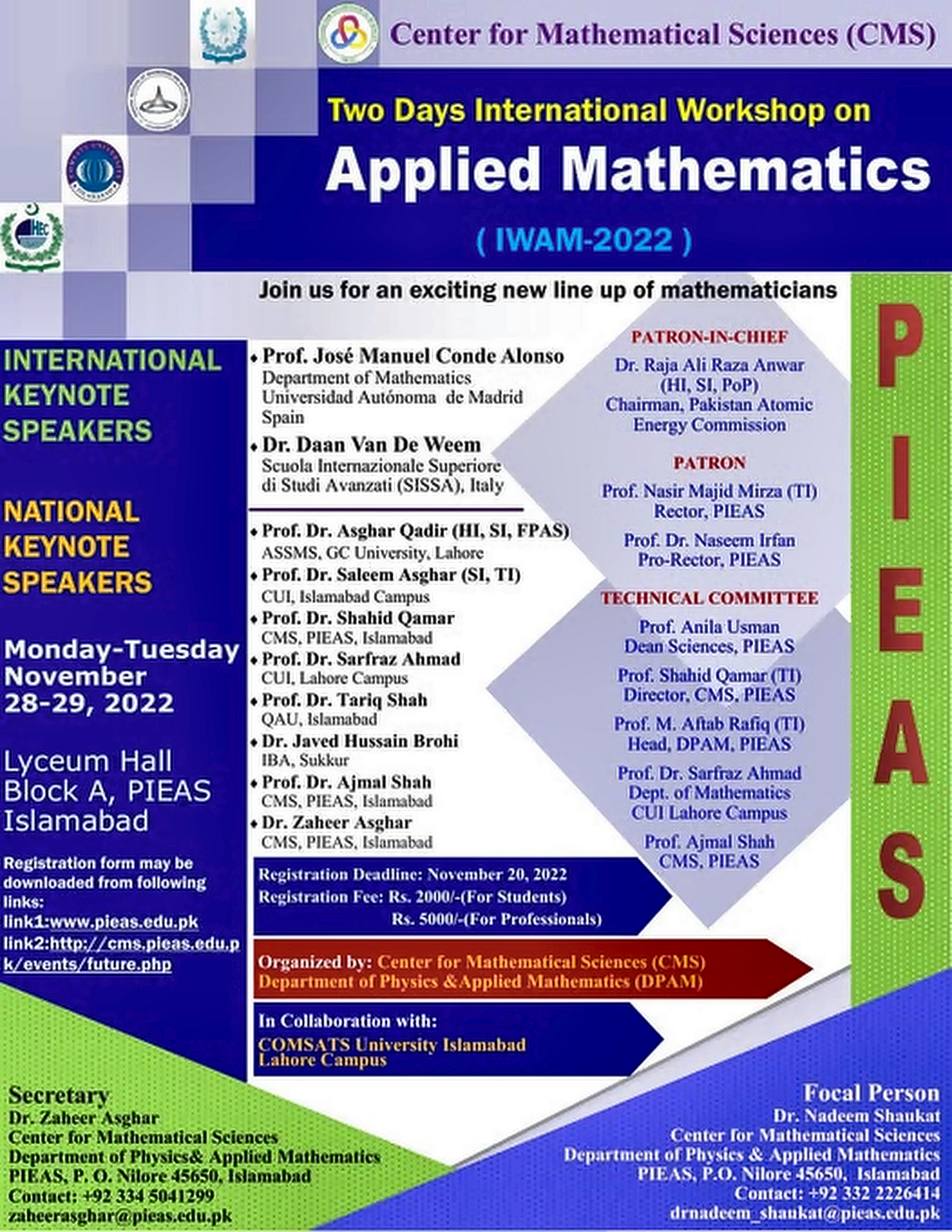 IWAM-2022 — International Workshop on Applied Mathematics